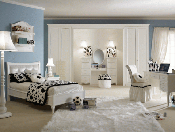 thiết kế phòng ngủ cho con gái tuổi teen